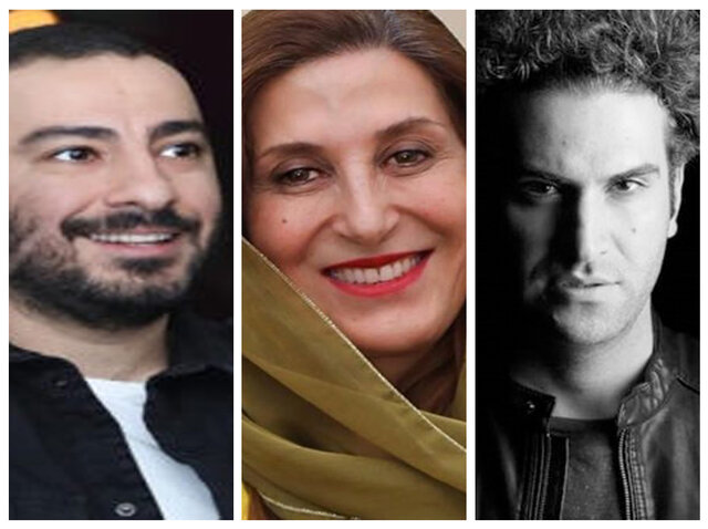نوید محمدزاده،هوتن شکیبا و فاطمه معتمدآریا در تئاتر شهر