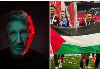 راجر واترز از برافراشتن پرچم فلسطین در ورزشگاه حمایت کرد