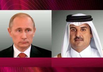 گفت و گوی پوتین و امیر قطر درباره برگزاری جام جهانی فوتبال