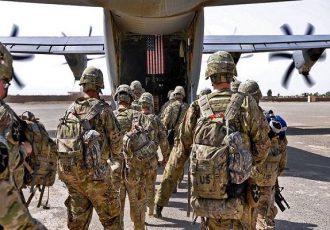 نظامیان آمریکایی از پایگاه بگرام خارج شدند